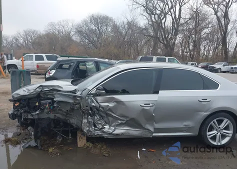 2014 Volkswagen Passat 2.0L Tdi Sel Premium from USA, damaged, VIN 1VWCN7A38EC027448